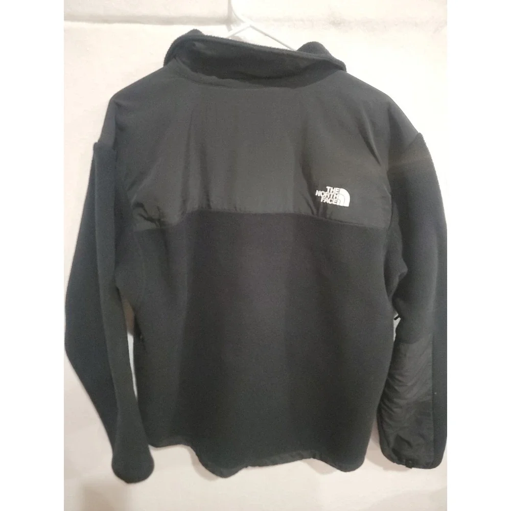 The North Face Denali Fleece Jacket sz L Black Polartec EUC! Retro TNF Nylon top